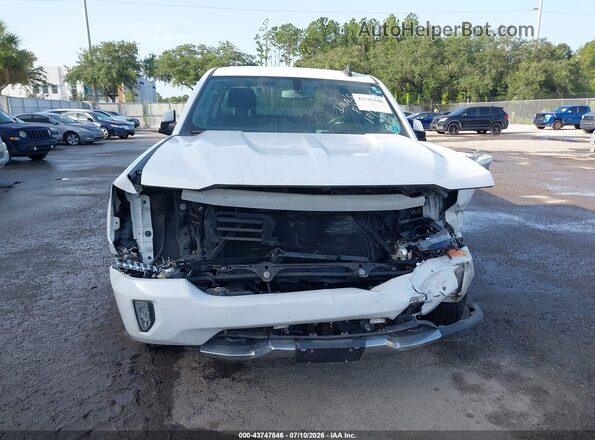 3GCUKREC9JG352381 2018 CHEVROLET SILVERADO White Widok zestawu wskaźników