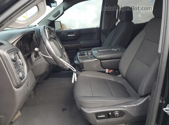 3GCUYEED4MG283457 2021 CHEVROLET SILVERADO Black Вид салону спереду