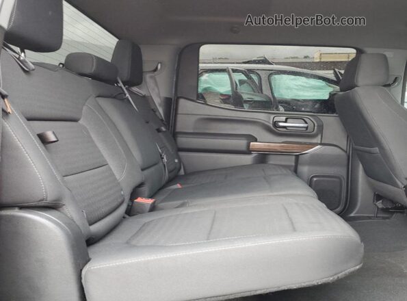 3GCUYEED4MG283457 2021 CHEVROLET SILVERADO Black Вид задніх сидінь