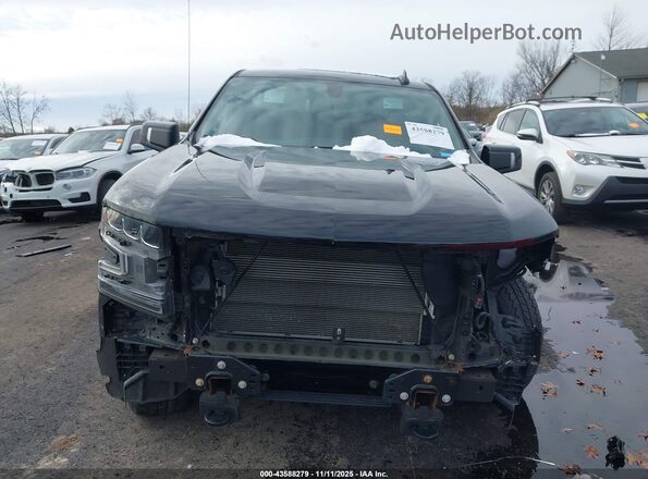 3GCUYEEDXNG103612 2022 CHEVROLET SILVERADO Черный Вид задней части салона