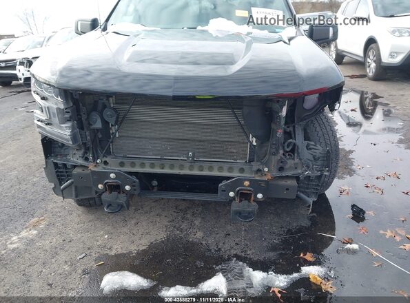 3GCUYEEDXNG103612 2022 CHEVROLET SILVERADO Черный Вид спереди