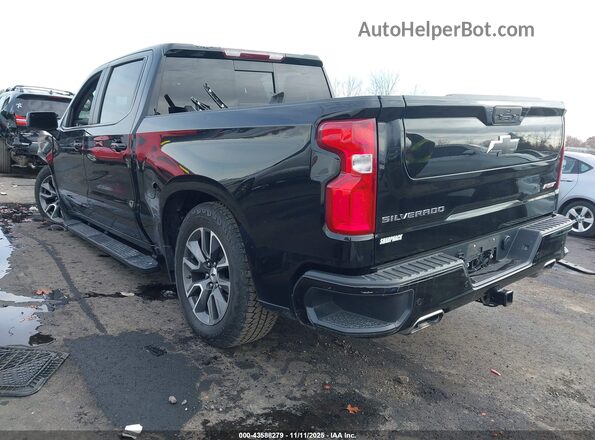 3GCUYEEDXNG103612 2022 CHEVROLET SILVERADO Черный Задняя левая четверть
