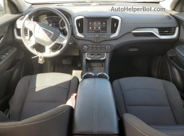3GKALMEG4PL254434 2023 GMC TERRAIN Серебряный Вид панели приборов