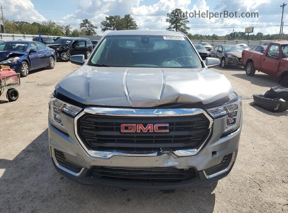 3GKALMEG4PL254434 2023 GMC TERRAIN Серебряный Вид спереди