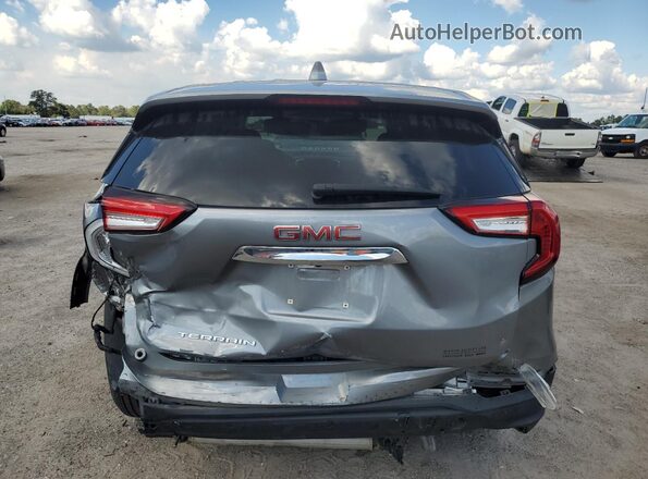 3GKALMEG4PL254434 2023 GMC TERRAIN Серебряный Вид сзади