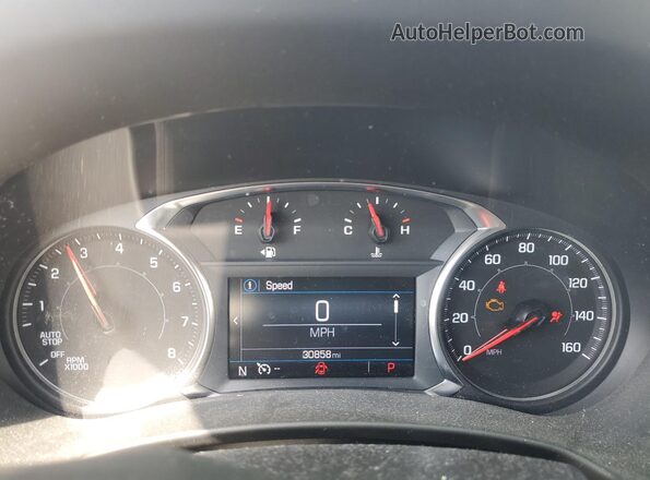 3GKALMEG4PL254434 2023 GMC TERRAIN Серебряный Вид щитка приборов