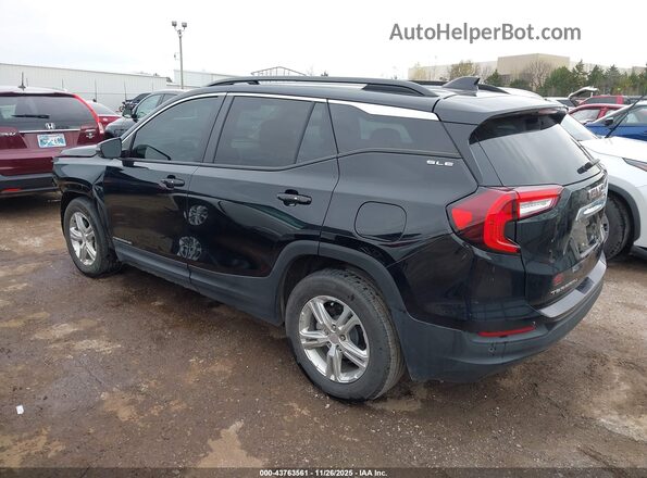 3GKALMEG7RL249196 2024 GMC TERRAIN Черный Задняя левая четверть