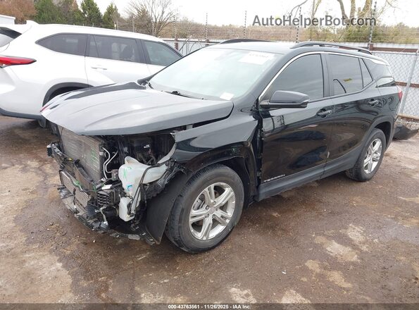 3GKALMEG7RL249196 2024 GMC TERRAIN Черный Передняя левая четверть