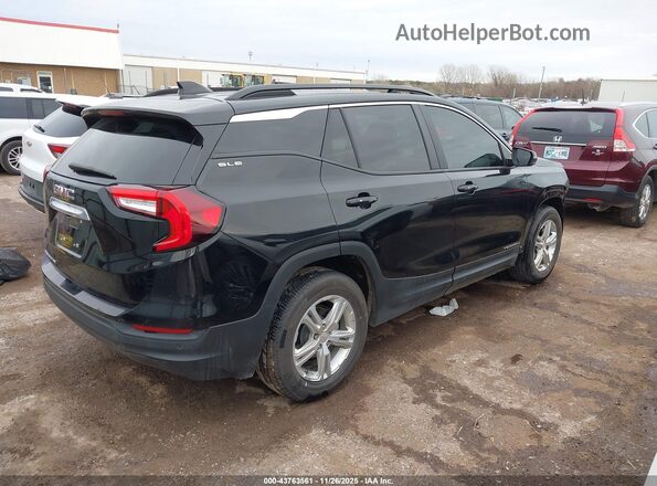 3GKALMEG7RL249196 2024 GMC TERRAIN Черный Задняя правая четверть