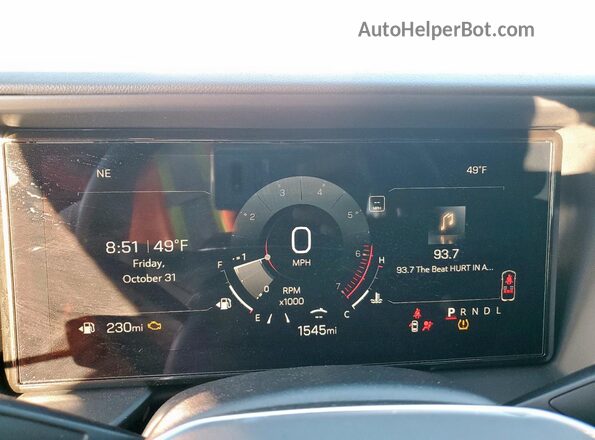 3GKALMEG9TL121999 2026 GMC TERRAIN Gray Vista del cuadro de instrumentos