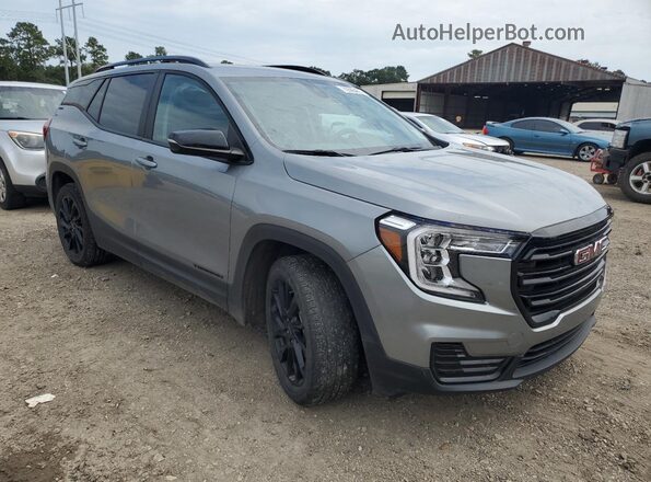 3GKALMEGXPL115764 2023 GMC TERRAIN Gray Przód prawy