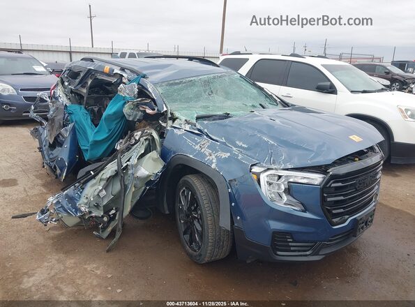 3GKALMEGXRL324540 2024 GMC TERRAIN Blue Front view