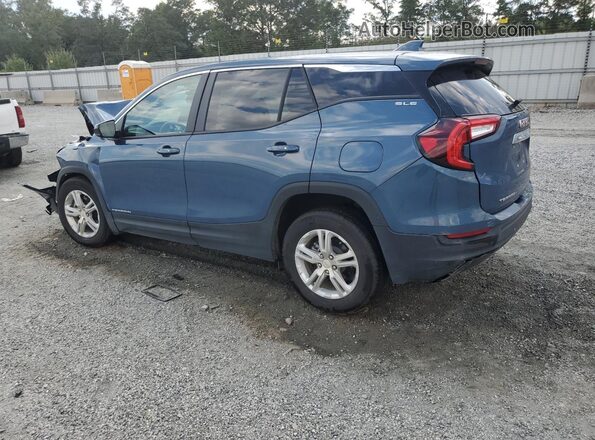 3GKALMEGXRL387489 2024 GMC TERRAIN Blue Trasero izquierdo