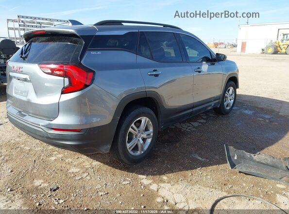 3GKALMEV1LL233291 2020 GMC TERRAIN Silver Trasero derecho