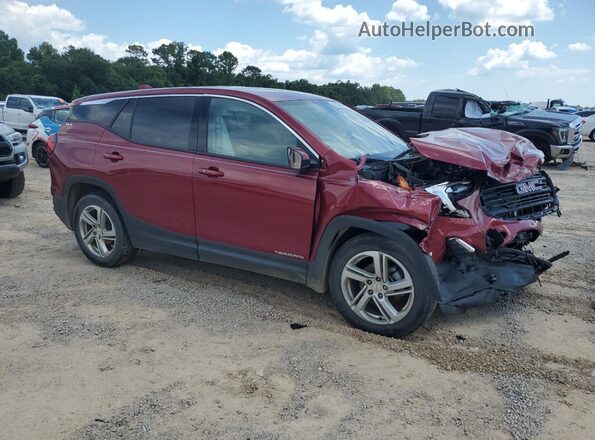 3GKALMEV2JL314605 2018 GMC TERRAIN Бордовый Передняя правая четверть