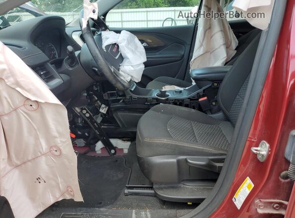 3GKALMEV2JL314605 2018 GMC TERRAIN Бордовый Вид салона спереди