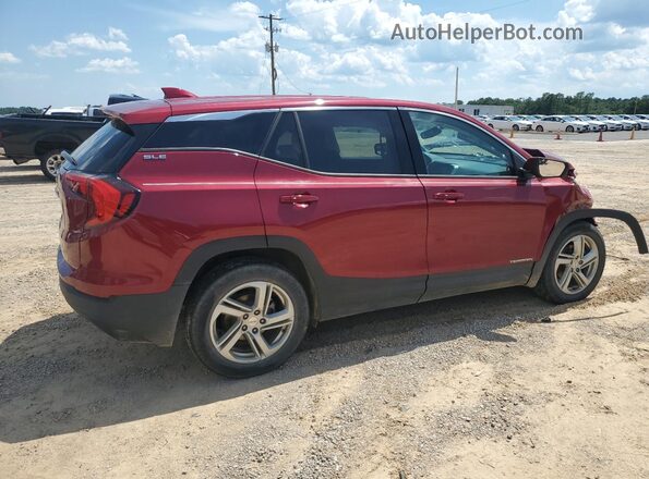 3GKALMEV2JL314605 2018 GMC TERRAIN Бордовый Задняя правая четверть