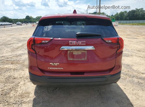 3GKALMEV2JL314605 2018 GMC TERRAIN Бордовый Вид сзади