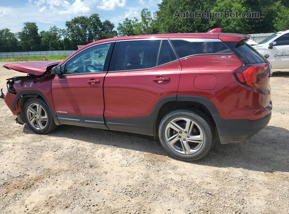 3GKALMEV2JL314605 2018 GMC TERRAIN Бордовый Задняя левая четверть