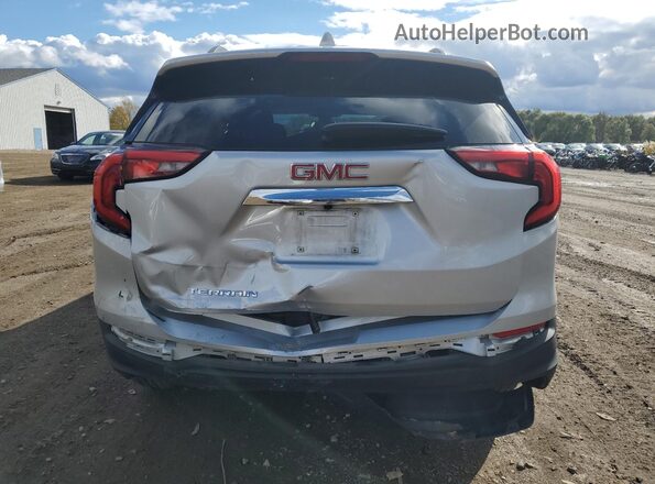 3GKALMEV2LL190273 2020 GMC TERRAIN Silver Widok z tyłu