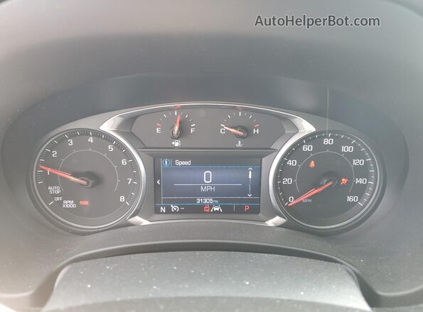 3GKALMEV2LL190273 2020 GMC TERRAIN Silver Widok zestawu wskaźników