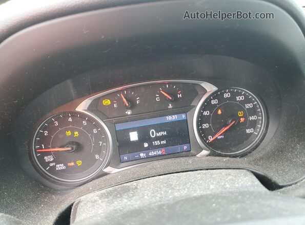 3GKALMEV2NL191068 2022 GMC TERRAIN Синий Вид щитка приборов