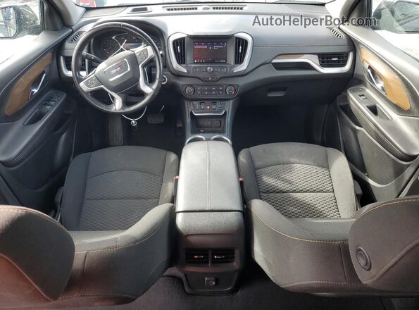 3GKALMEV7LL185537 2020 GMC TERRAIN Gray Widok deski rozdzielczej