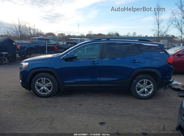 3GKALMEV7ML386596 2021 GMC TERRAIN Blue Vista interior de 360 grados