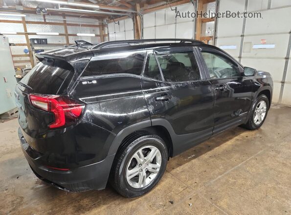 3GKALMEV7NL292011 2022 GMC TERRAIN Черный Задняя правая четверть