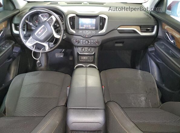 3GKALMEV9LL193431 2020 GMC TERRAIN Бордовый Вид панели приборов