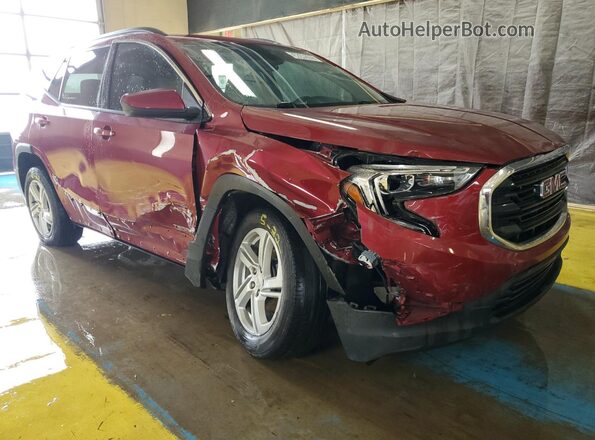 3GKALMEV9LL193431 2020 GMC TERRAIN Бордовый Передняя правая четверть