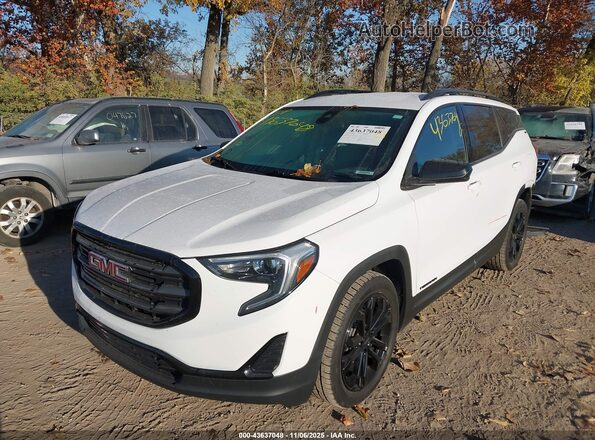 3GKALMEV9ML311625 2021 GMC TERRAIN White Передня ліва чверть