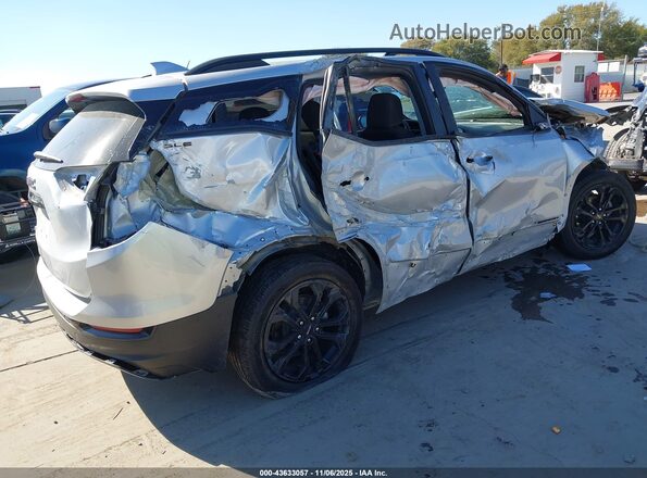 3GKALMEVXNL257642 2022 GMC TERRAIN Серебряный Задняя правая четверть