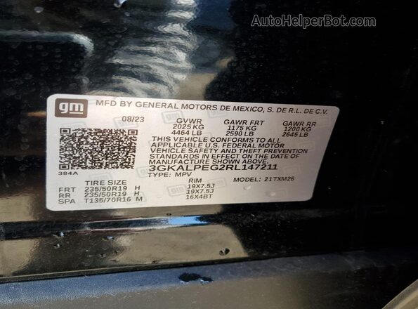 3GKALPEG2RL147211 2024 GMC TERRAIN Black Engine compartment view