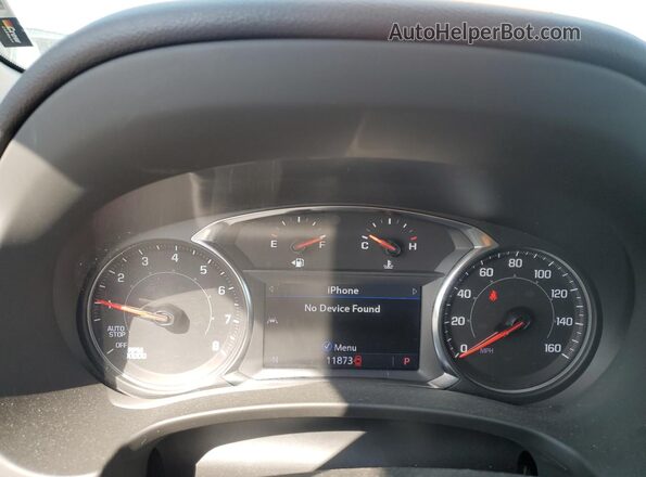 3GKALPEG6PL225003 2023 GMC TERRAIN White Вид щитка приладів