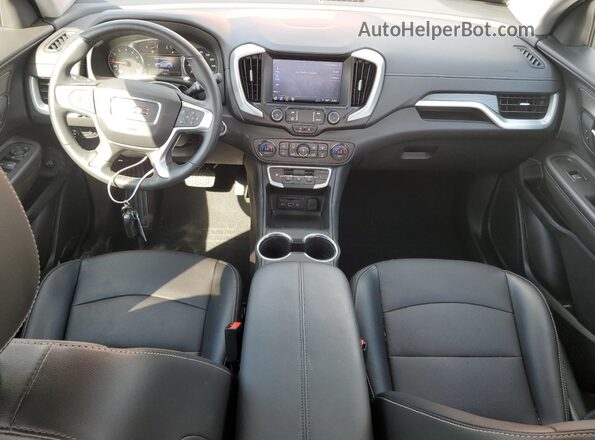 3GKALPEG6PL225003 2023 GMC TERRAIN White Вид панелі приладів