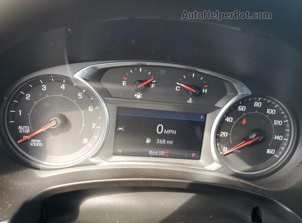 3GKALPEV8ML305204 2021 GMC TERRAIN Red Widok zestawu wskaźników