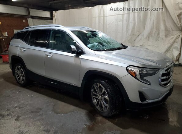 3GKALPEXXLL246446 2020 GMC TERRAIN Серебряный Передняя правая четверть