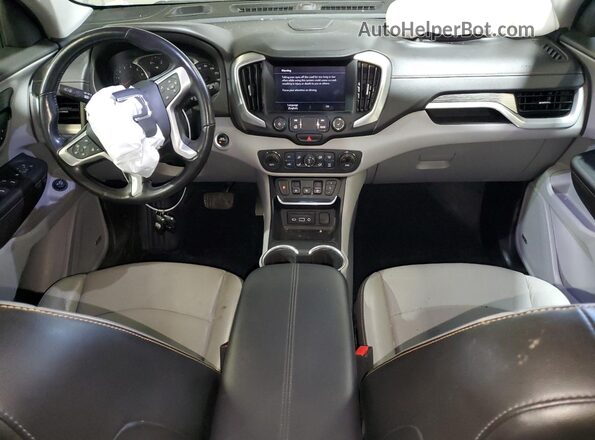3GKALPEXXLL246446 2020 GMC TERRAIN Серебряный Вид панели приборов
