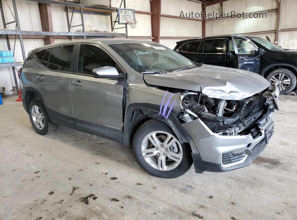 3GKALTEG7RL259592 2024 GMC TERRAIN Gray Delantero derecho