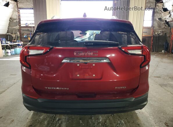 3GKALTEG8RL377943 2024 GMC TERRAIN Красный Вид сзади