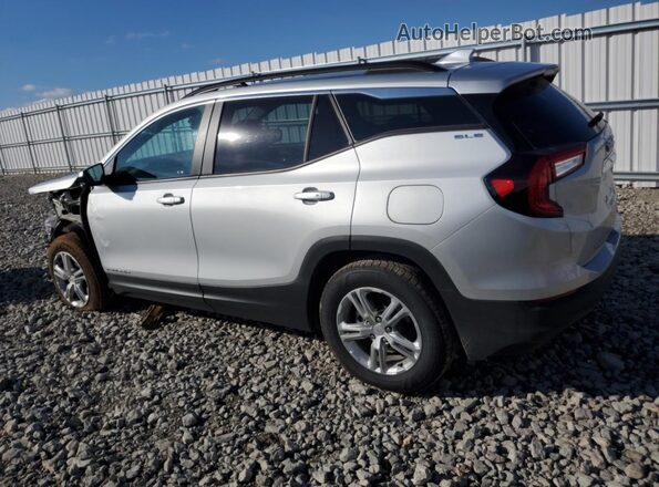 3GKALTEV2NL253126 2022 GMC TERRAIN Серебряный Задняя левая четверть
