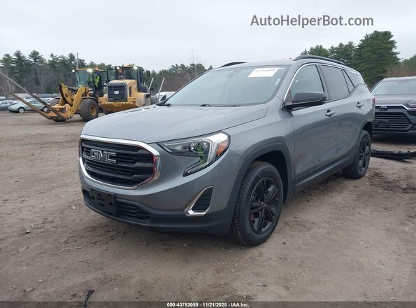 3GKALTEV3LL151783 2020 GMC TERRAIN Gray წინა მარცხენა ხედი სამი მეოთხედიდან
