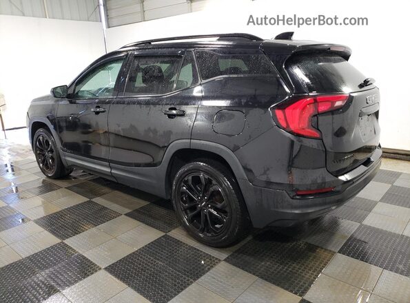 3GKALTEV3LL299402 2020 GMC TERRAIN Black Trasero izquierdo