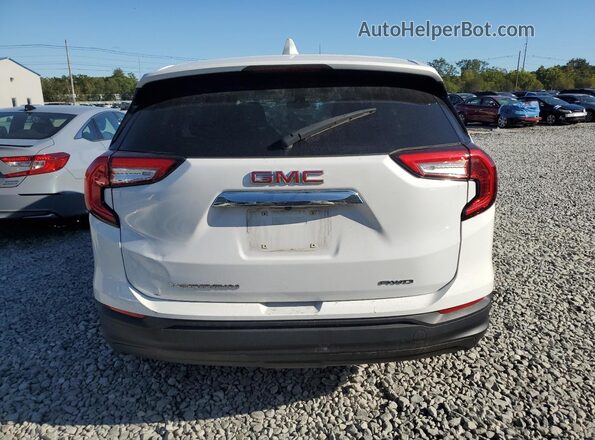 3GKALTEV3NL305654 2022 GMC TERRAIN Белый Вид сзади