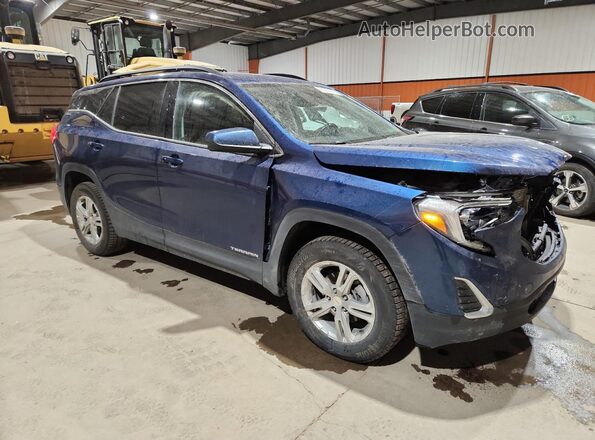 3GKALTEV7LL207921 2020 GMC TERRAIN Blue Przód prawy