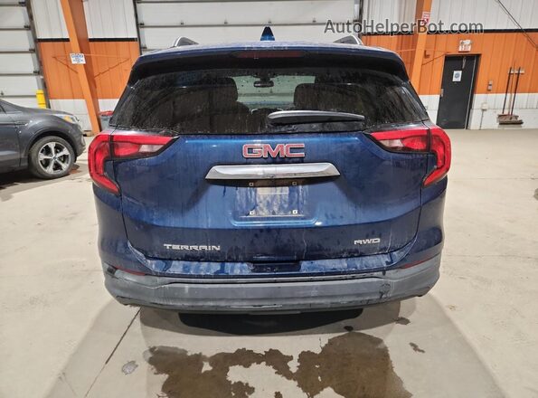3GKALTEV7LL207921 2020 GMC TERRAIN Blue Widok z tyłu
