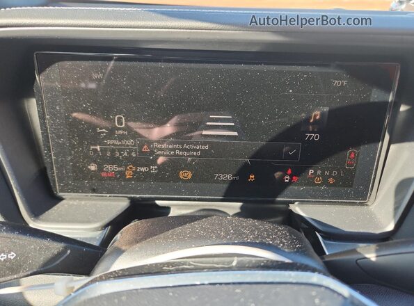 3GKALUEG1SL253198 2025 GMC TERRAIN Black Vista del cuadro de instrumentos