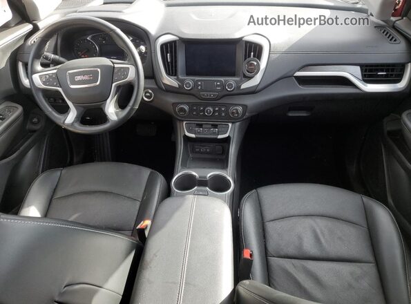 3GKALVEG3PL135893 2023 GMC TERRAIN Burgundy Widok deski rozdzielczej