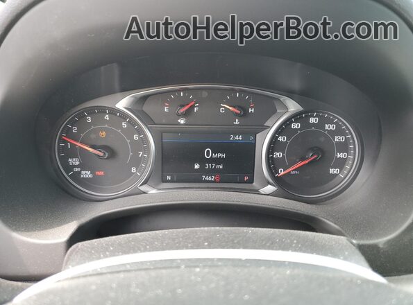 3GKALVEG3RL136951 2024 GMC TERRAIN Black Widok zestawu wskaźników